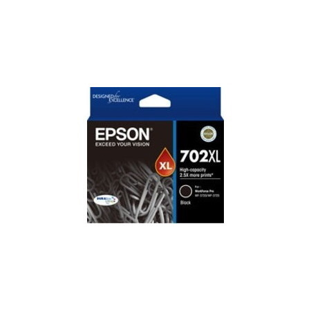 Epson DURABrite Ultra 702XL Original High Yield Inkjet Ink Cartridge - Black - 1 Pack