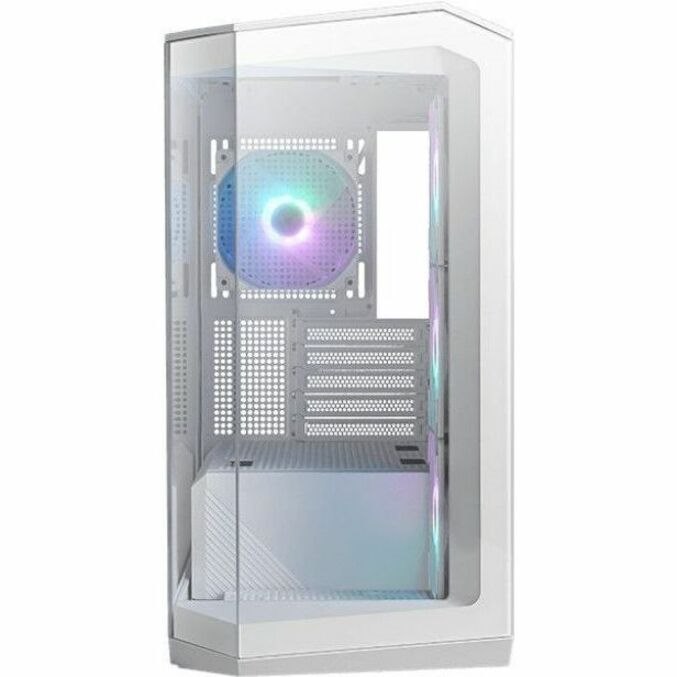 MSI MAG PANO M100R PZ Gaming Computer Case - Micro ATX, ITX, Mini ITX Motherboard Supported - Mid-tower - Tempered Glass - White
