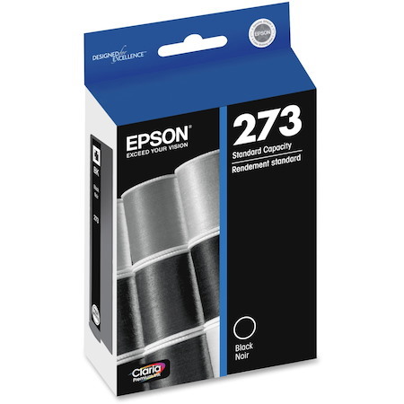 Epson Claria 273 Original Standard Yield Inkjet Ink Cartridge - Black - 1 Each