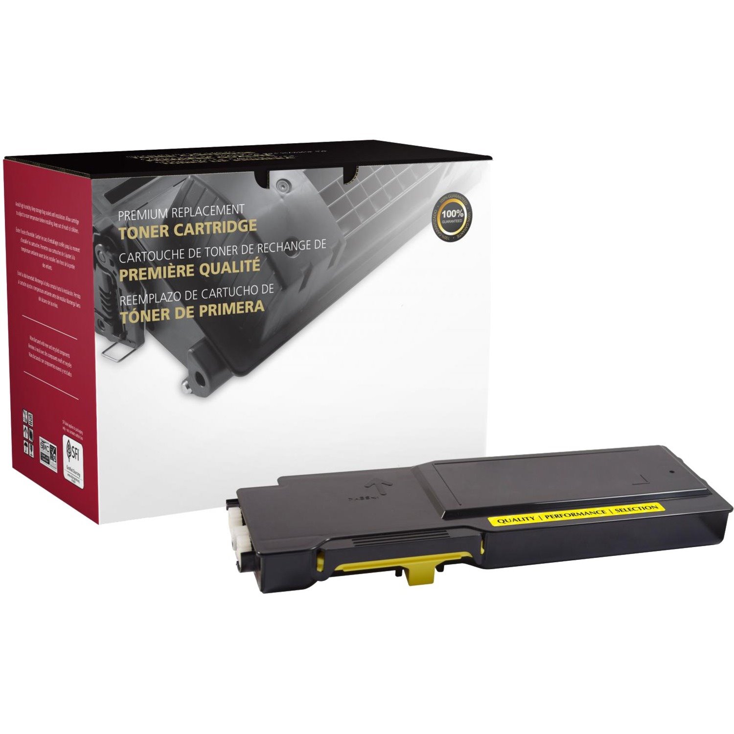 Clover Technologies Remanufactured Extra High Yield Laser Toner Cartridge - Alternative for Xerox (106R03525) - Yellow Pack