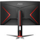 AOC C27G2Z 27" Class Full HD Curved Screen Gaming LCD Monitor - 16:9 - Red, Black
