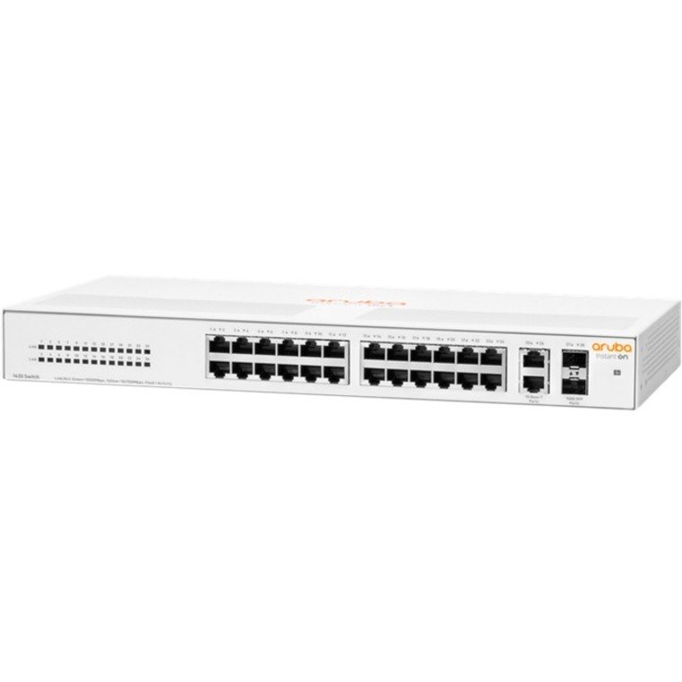 Aruba Instant On 1430 26 Ports Ethernet Switch - Gigabit Ethernet - 10/100/1000Base-T, 1000Base-X