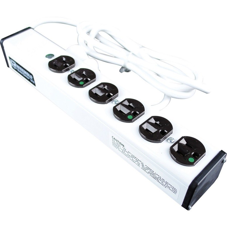 Wiremold Plug-In Outlet Center 6-Outlet Power Strip