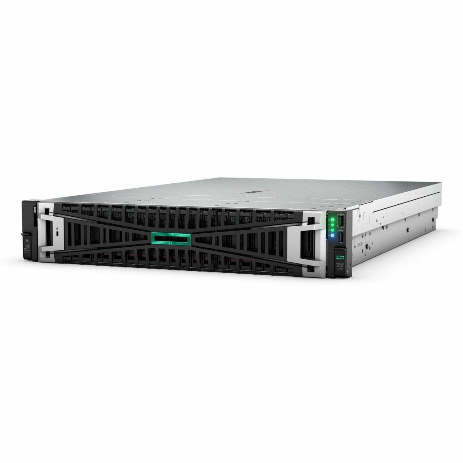 HPE ProLiant DL385 G11 2U Rack Server - 1 x AMD EPYC 9124 2.70 GHz - 64 GB RAM - 960 GB SSD - (2 x 480GB) SSD Configuration - 12Gb/s SAS Controller