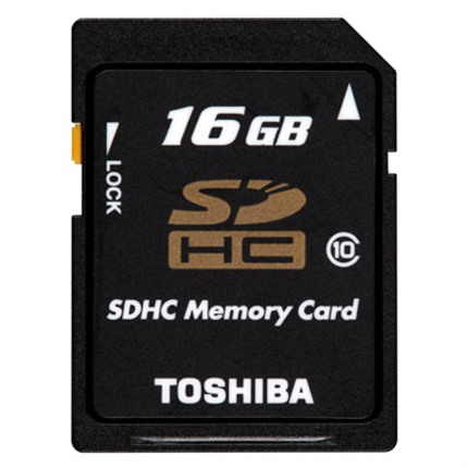 Toshiba 16 GB Class 10 SDHC
