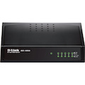 D-Link DGS-1005A 5 Ports Ethernet Switch - Gigabit Ethernet, Fast Ethernet - 10/100/1000Base-T