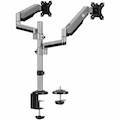 SIIG Dual Stacked Monitor Arm Desk Mount - 17" - 32" - Max Load 19.8 lbs for each arm - VESA 75/100mm