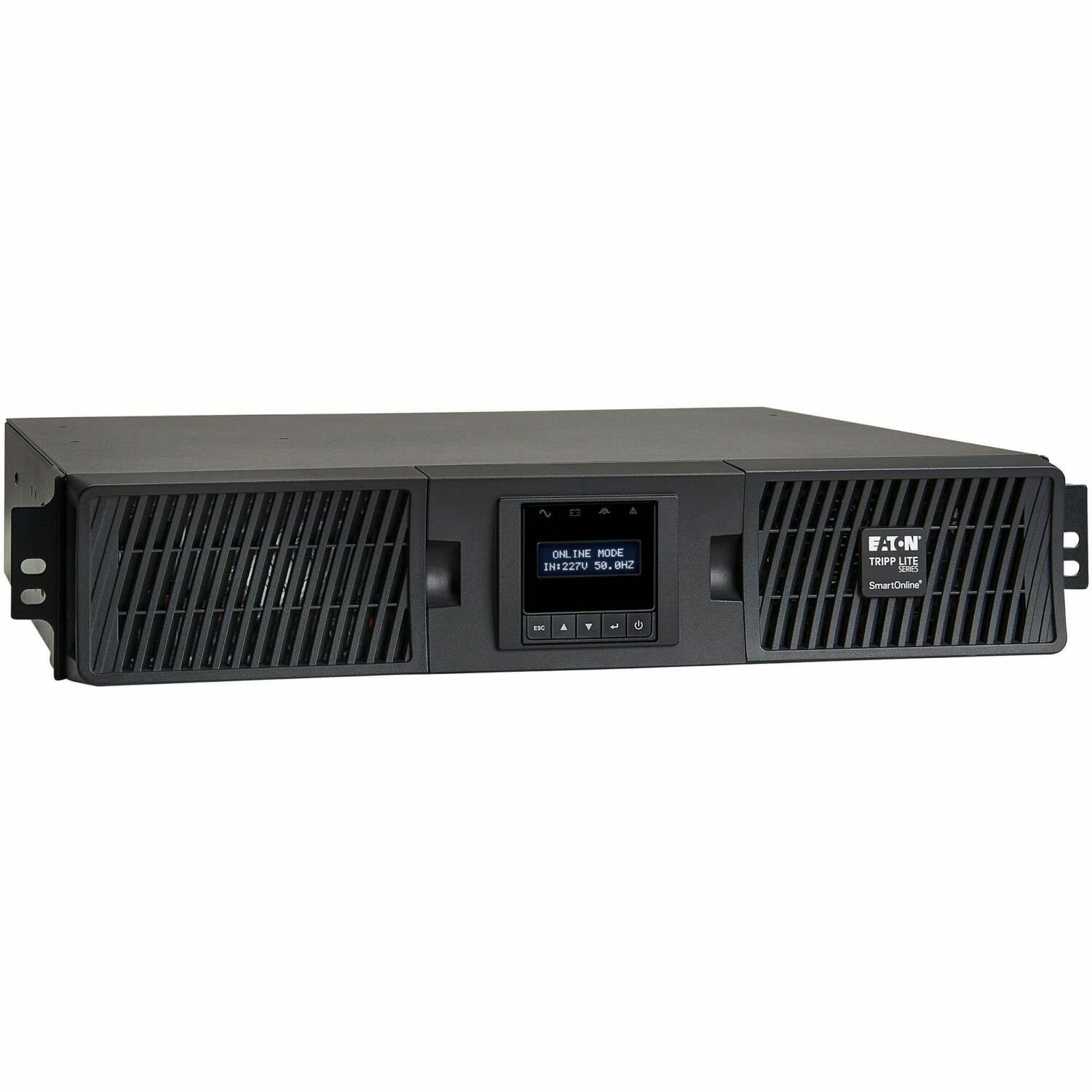 Eaton Tripp Lite Series SmartOnline 3000VA 2700W 208/230V Double-Conversion UPS - 10 Outlets, Extended Run, Network Card Option, LCD, USB, DB9, 2U Rack/Tower