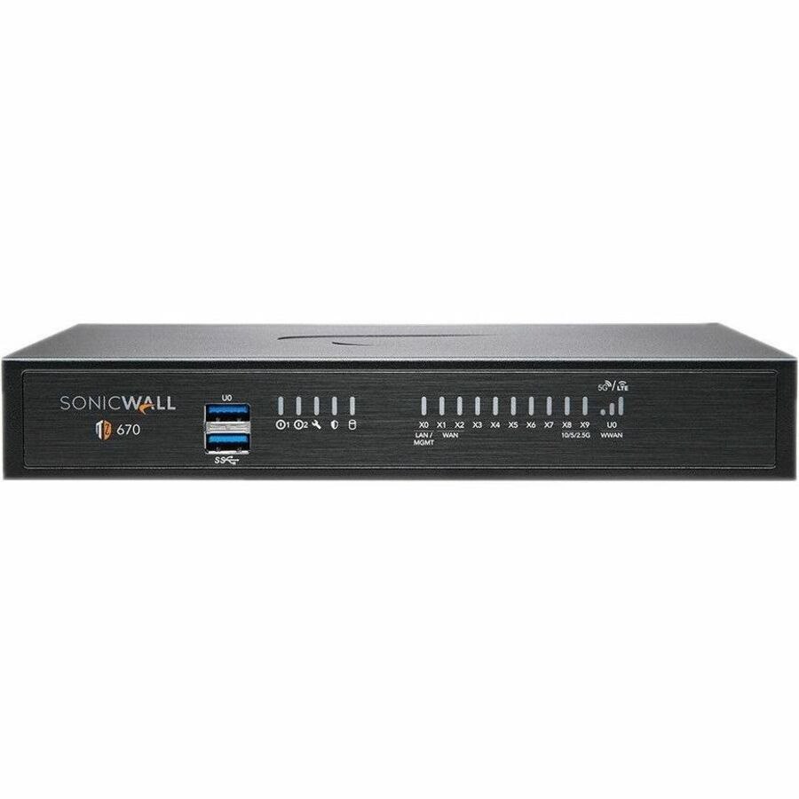 SonicWall TZ670 Network Security/Firewall Appliance