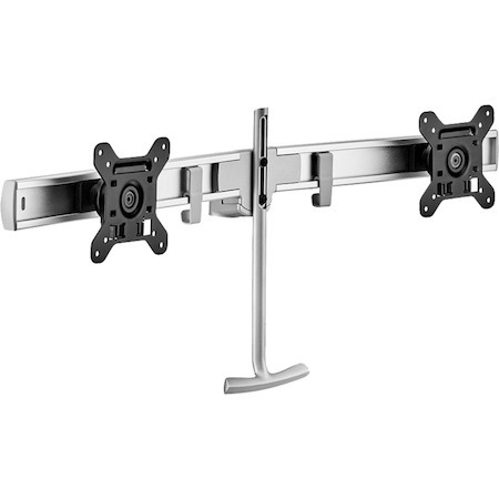 Atdec dual monitor rail accessory - Silver