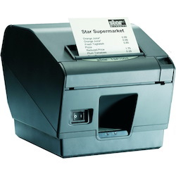 Star Micronics TSP700II Thermal Receipt and Label Printer, Bluetooth iOS, Auto Connect ON - Cutter, External Power Supply Needed, Gray