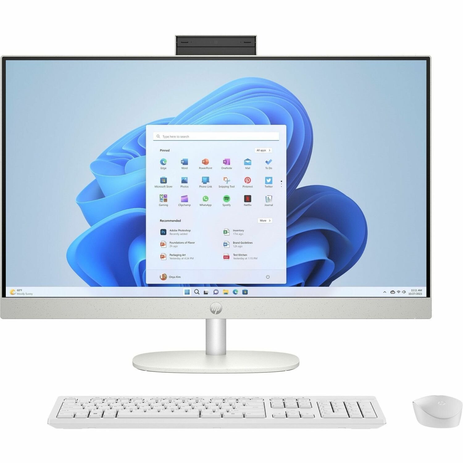 HPI SOURCING - NEW 27-cr0000i 27-cr0082 All-in-One Computer - Intel Core i7 13th Gen i7-1355U - 12 GB - 512 GB SSD - 27" Full HD - Desktop - Shell White