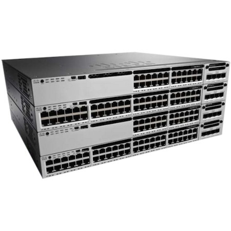 Cisco Catalyst 3850 WS-C3850-24U 24 Ports Manageable Layer 3 Switch - 10/100/1000Base-T