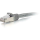 C2G-3ft Cat6a Snagless Shielded (STP) Network Patch Cable - Gray