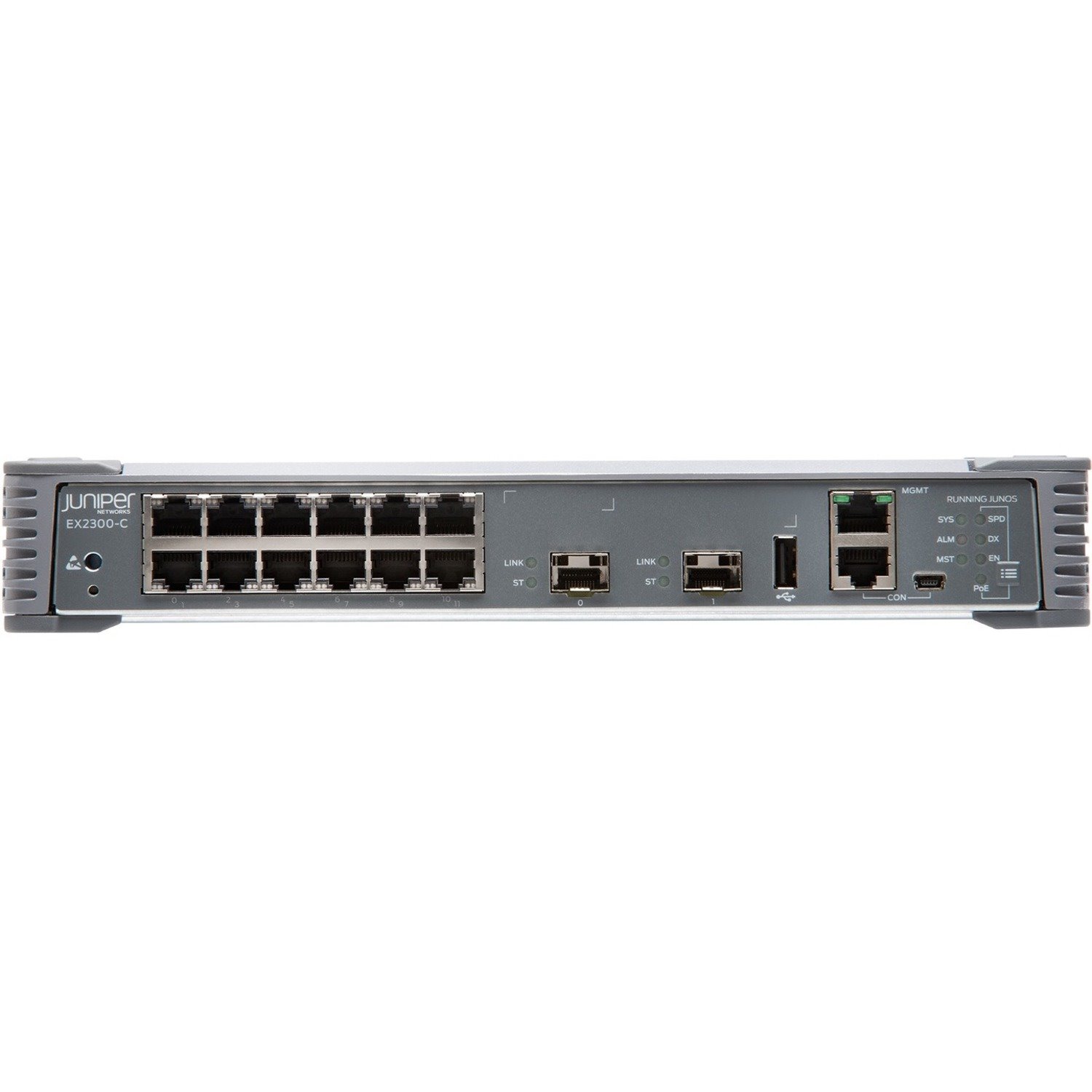 Juniper EX2300-C EX2300-C-12P 12 Ports Manageable Layer 3 Switch - Gigabit Ethernet, 10 Gigabit Ethernet - 10/100/1000Base-T, 10GBase-X