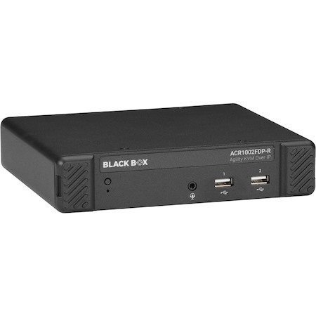 Black Box Agility KVM over IP Fiber Extender - Dual-Monitor, DisplayPort, USB 2.0