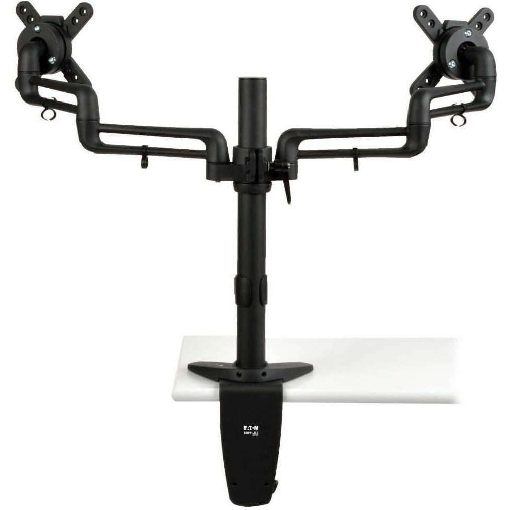 Eaton Tripp Lite Series Dual Full Motion Flex Arm Desk Clamp for 13" to 27" Monitors