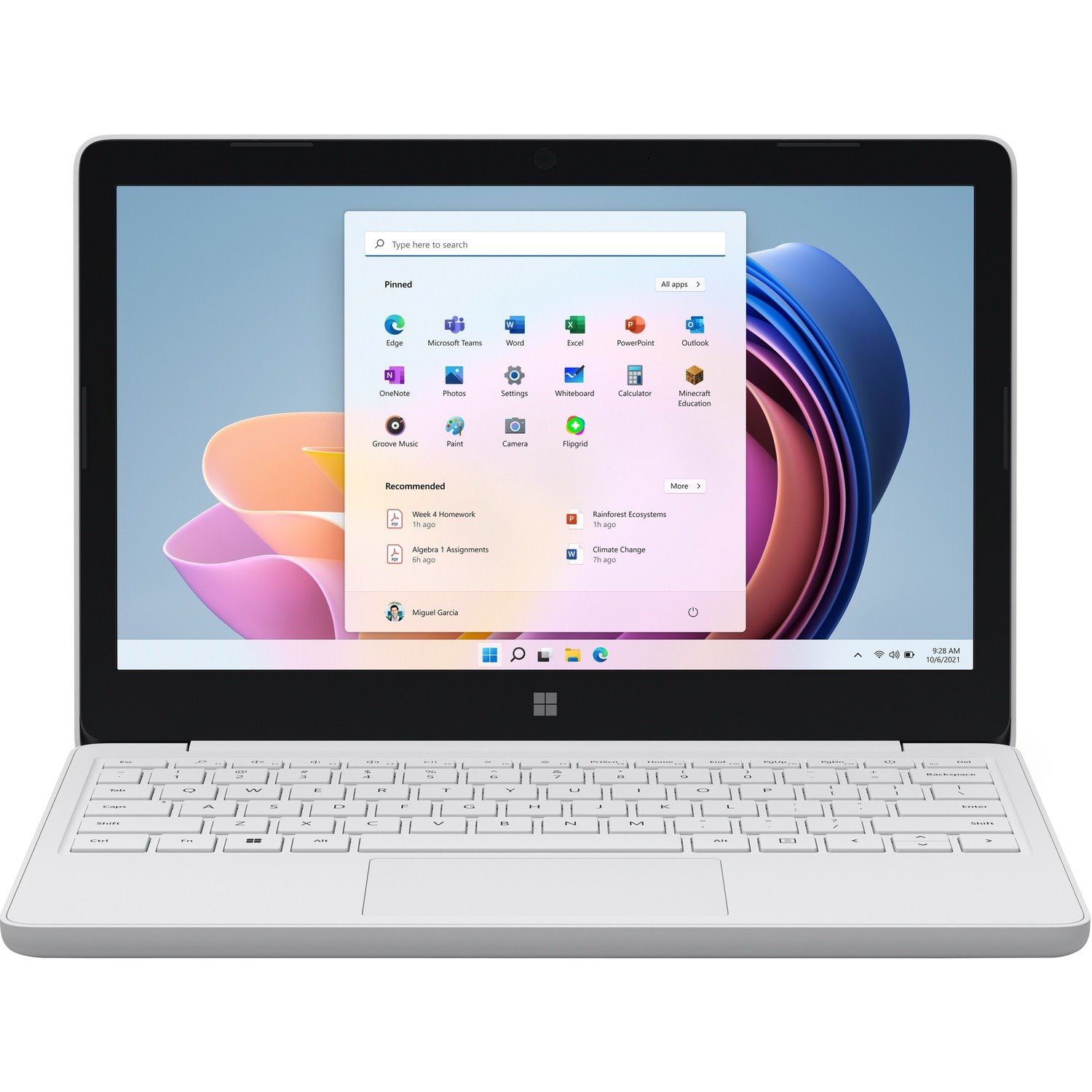 Microsoft Surface Laptop SE 11.6" Netbook - HD - 1366 x 768 - Intel Celeron N4120 Quad-core (4 Core) 1.10 GHz - 8 GB Total RAM - 128 GB Flash Memory - Silver