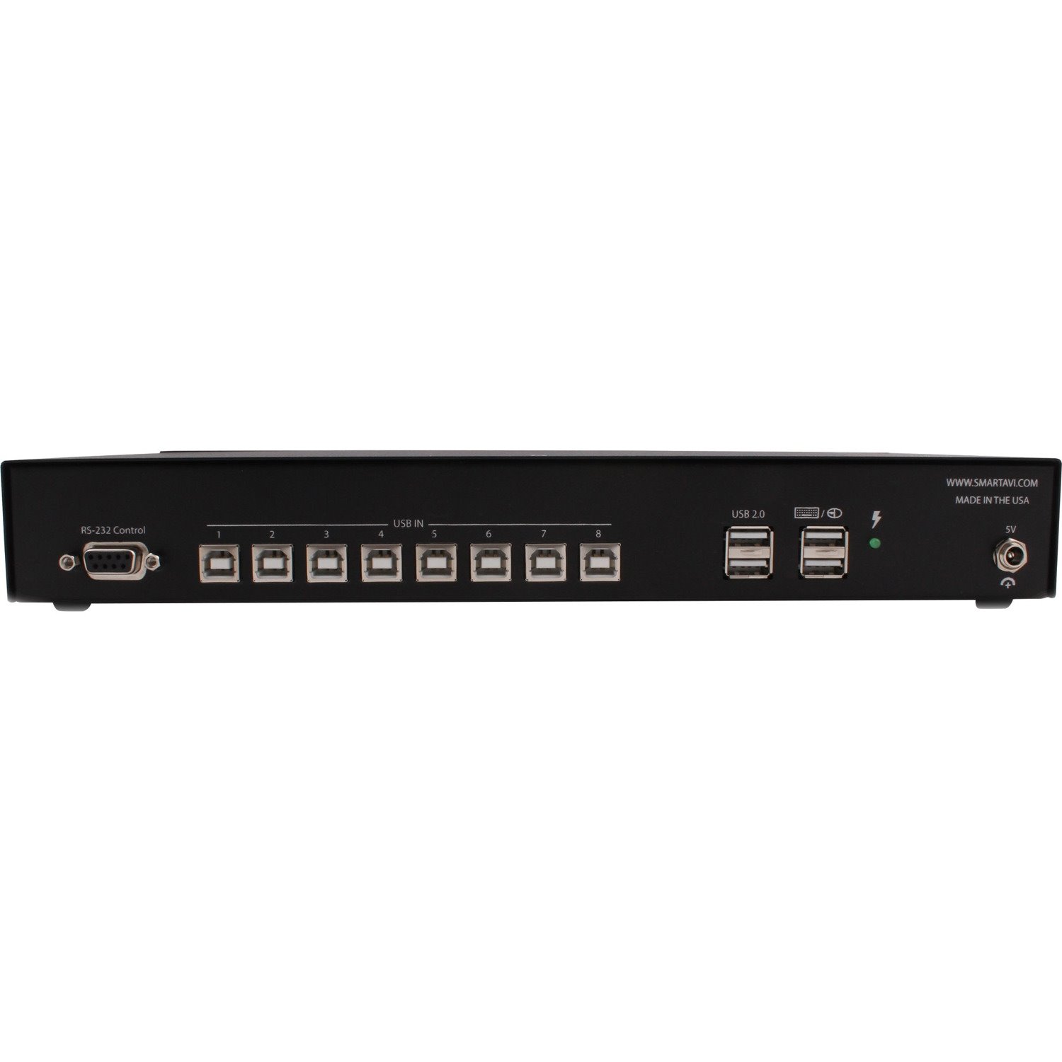 SmartAVI 8-Port KM Switch with USB 2.0 Sharing