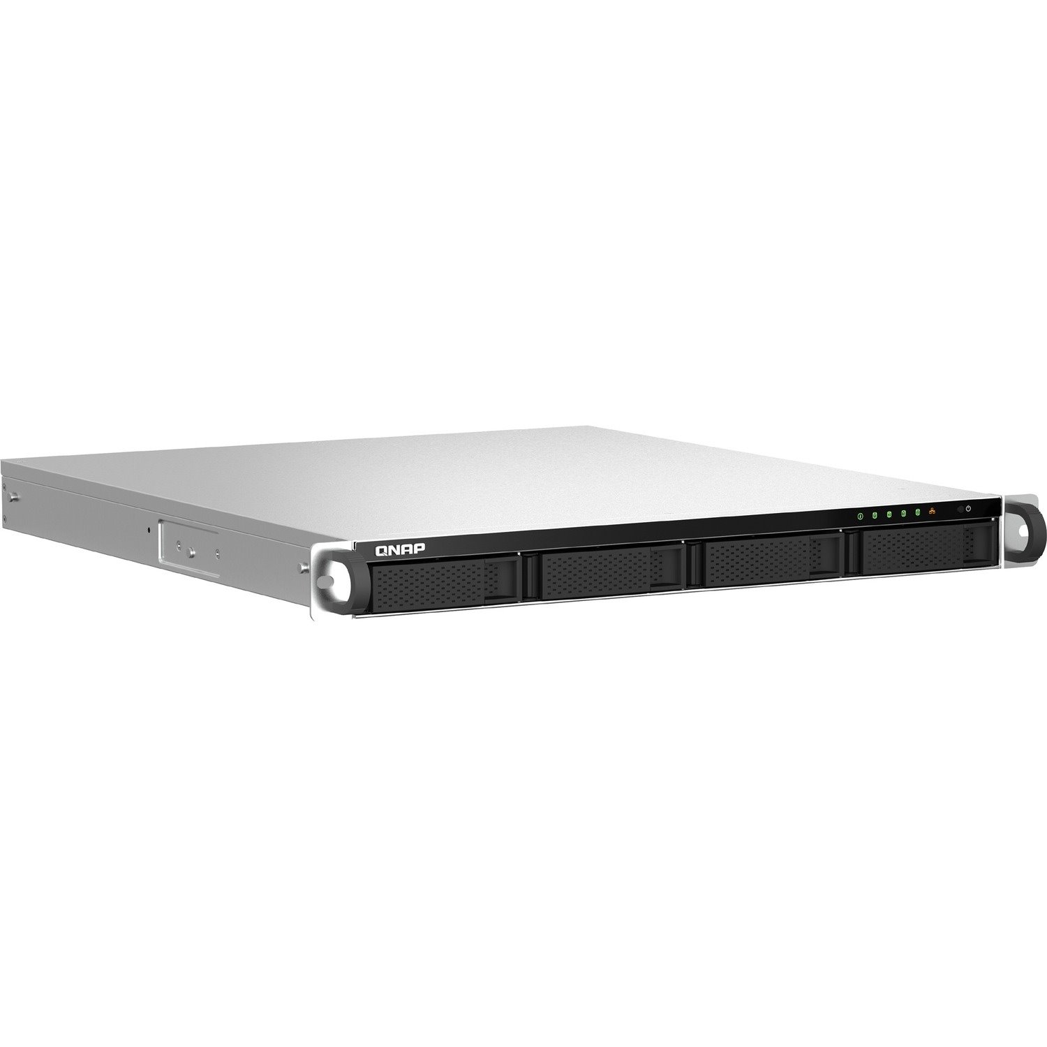 QNAP TS-464U-8G 4 x Total Bays SAN/NAS Storage System - 4 GB Flash Memory Capacity - Intel Celeron N5095 Quad-core (4 Core) - 8 GB RAM - DDR4 SDRAM - 1U Rack-mountable