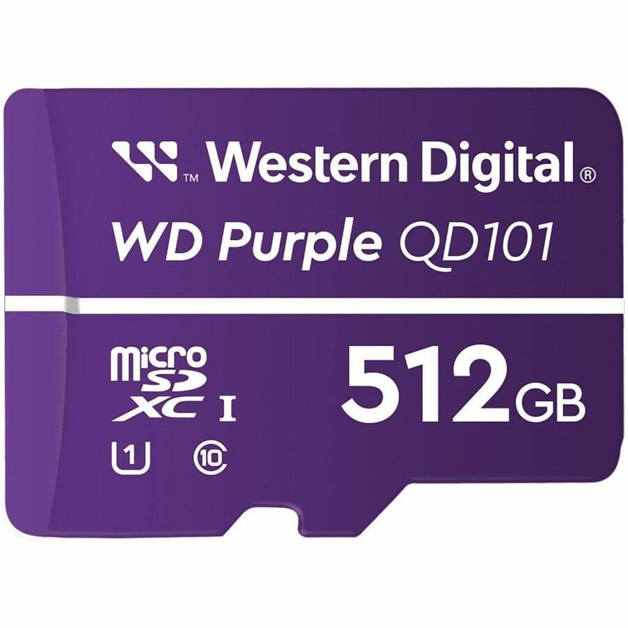 WD Purple 512 GB Class 10/UHS-I (U1) microSDXC