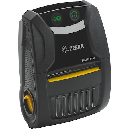 Zebra ZQ310 Plus Mobile Direct Thermal Printer - Monochrome - Label/Receipt Print - Bluetooth - Wireless LAN - Near Field Communication (NFC) - Battery Included - With Cutter