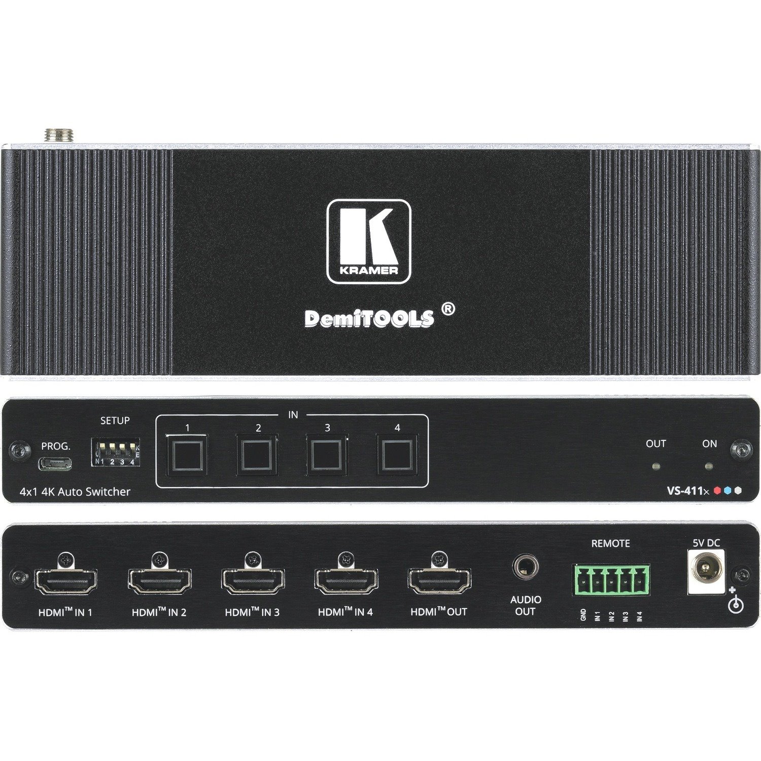 Kramer VS-411X Audio/Video Switchbox - Cable