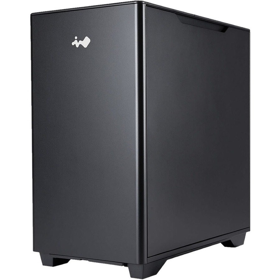 In Win IW-CS-A5BLK-1AM120S Computer Case - Micro ATX, Mini ITX, EATX, ATX Motherboard Supported - Mid-tower - Tempered Glass, Aluminium, Acrylonitrile Butadiene Styrene (ABS), SECC, Polycarbonate - Black