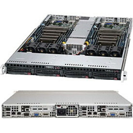 Supermicro SuperServer 6017TR-TFF Barebone System - 1U Rack-mountable - Socket R LGA-2011 - 2 x Processor Support