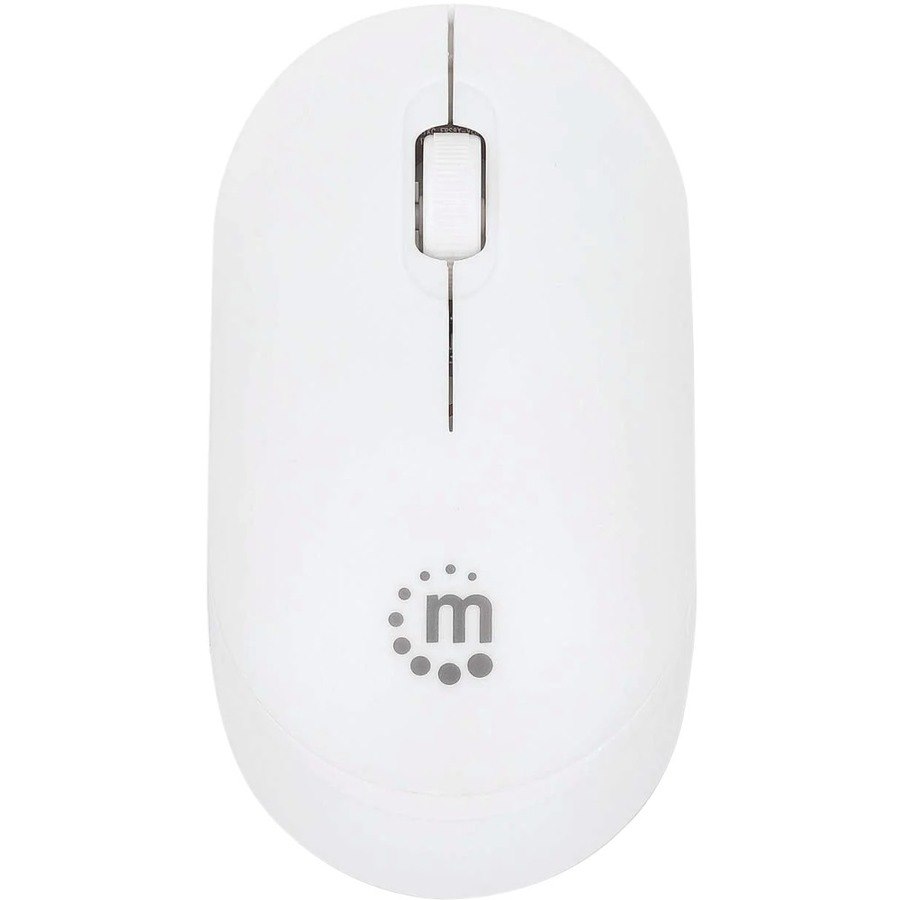 Manhattan Performance III Mouse - Radio Frequency - USB Type A - Optical - 3 Button(s) - White