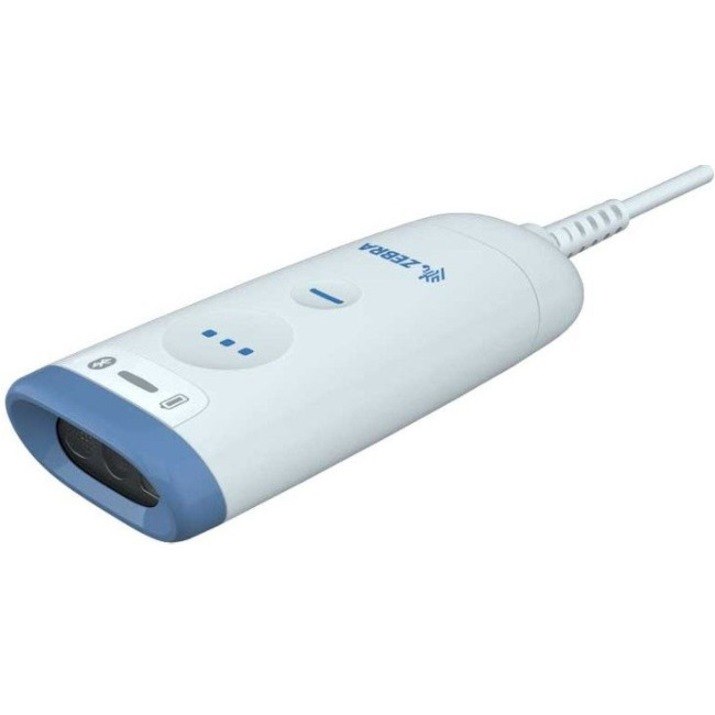 Zebra CS60-HC Healthcare, Inventory, Pharmacy, Specimen Collection Handheld Barcode Scanner - Cable Connectivity - Healthcare White - USB Cable Included