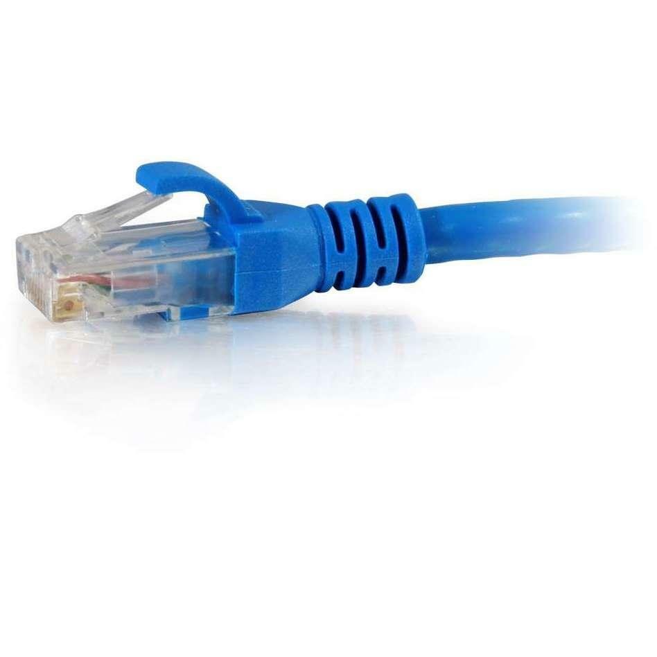 C2G 10ft Cat6 Snagless Unshielded (UTP) Ethernet Cable - Cat6 Network Patch Cable - PoE - TAA Compliant - Blue