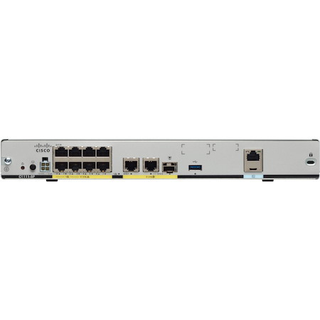 Cisco C1111-8PWE Wi-Fi 5 IEEE 802.11ac Ethernet Wireless Router