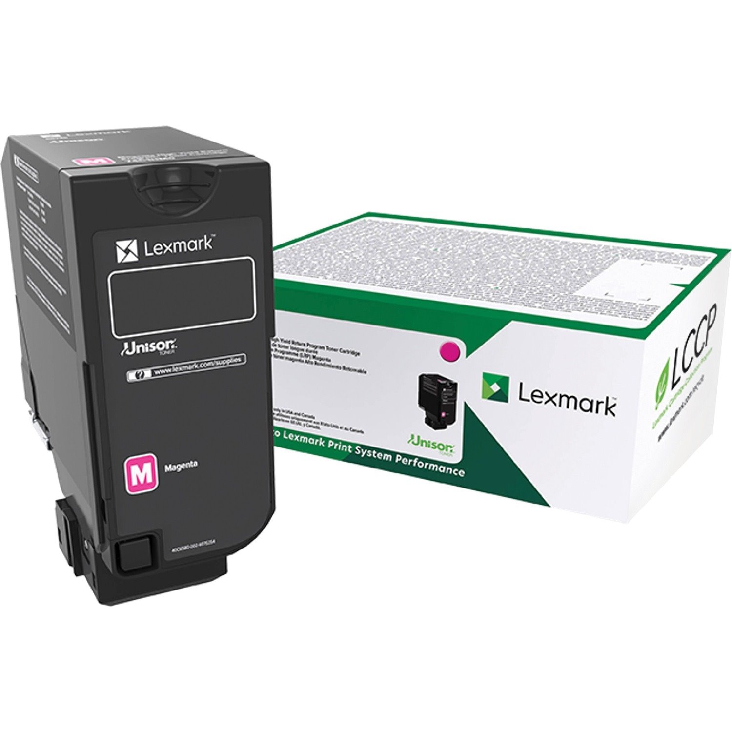 Lexmark Original High Yield Laser Toner Cartridge - Magenta - 1 Each