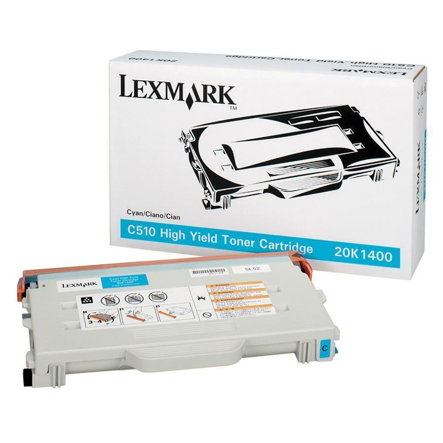 Lexmark Original High Yield Laser Toner Cartridge - Cyan - 1 Each