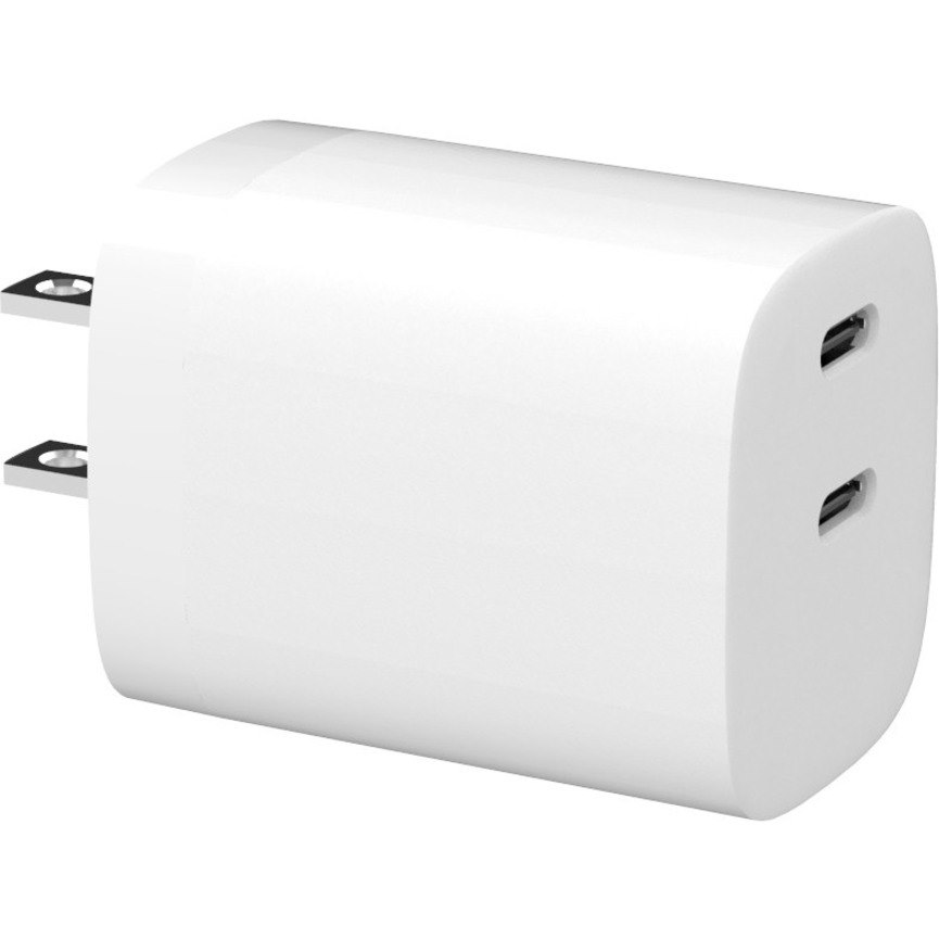 4XEM 35W Dual USB-C Charger - White