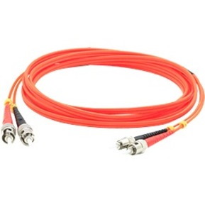 AddOn 40m ST (Male) to ST (Male) Orange OM1 Duplex Fiber OFNR (Riser-Rated) Patch Cable