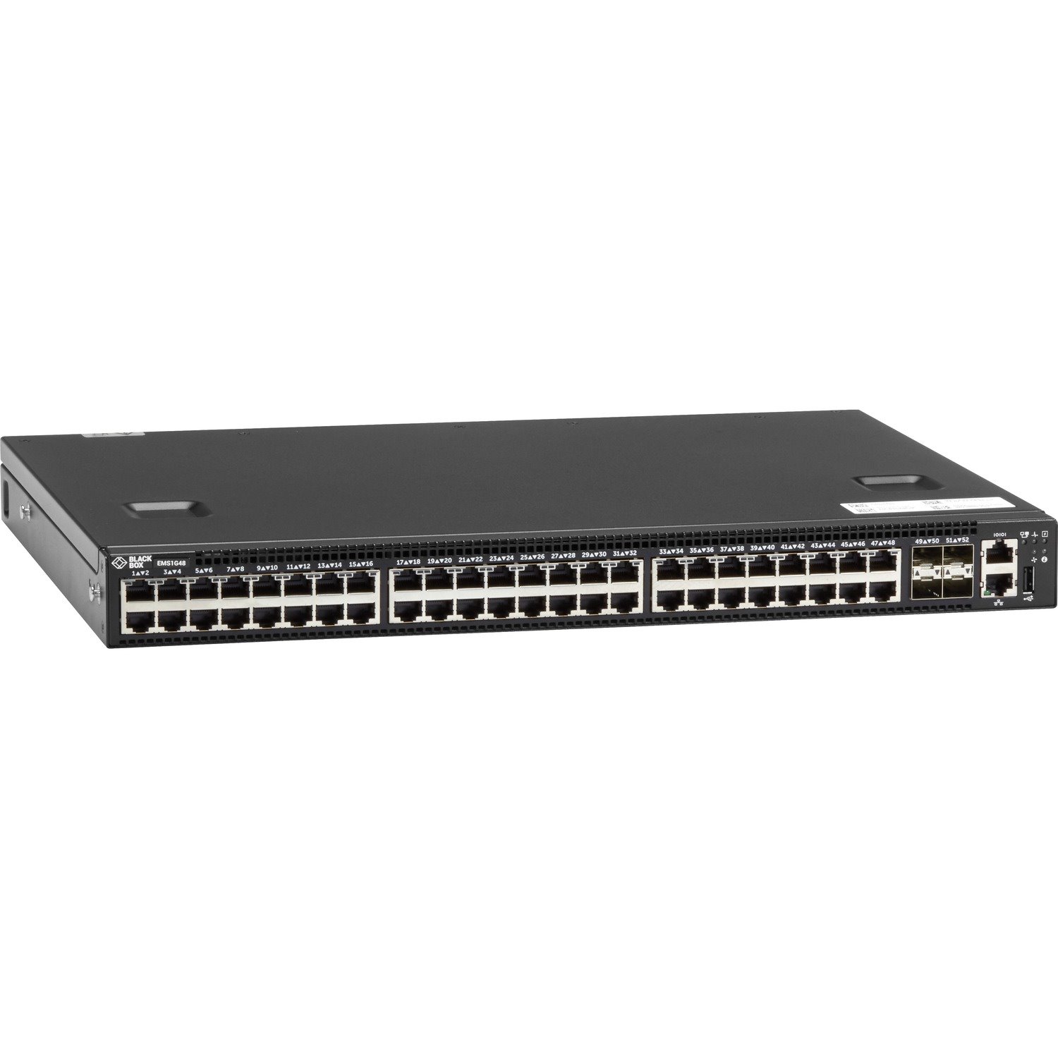 Black Box Emerald Gigabit Ethernet Network Switch, 48-Port