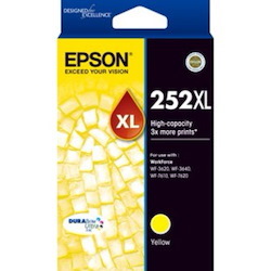 Epson DURABrite Ultra 252XL Original High Yield Inkjet Ink Cartridge - Yellow - 1 Pack