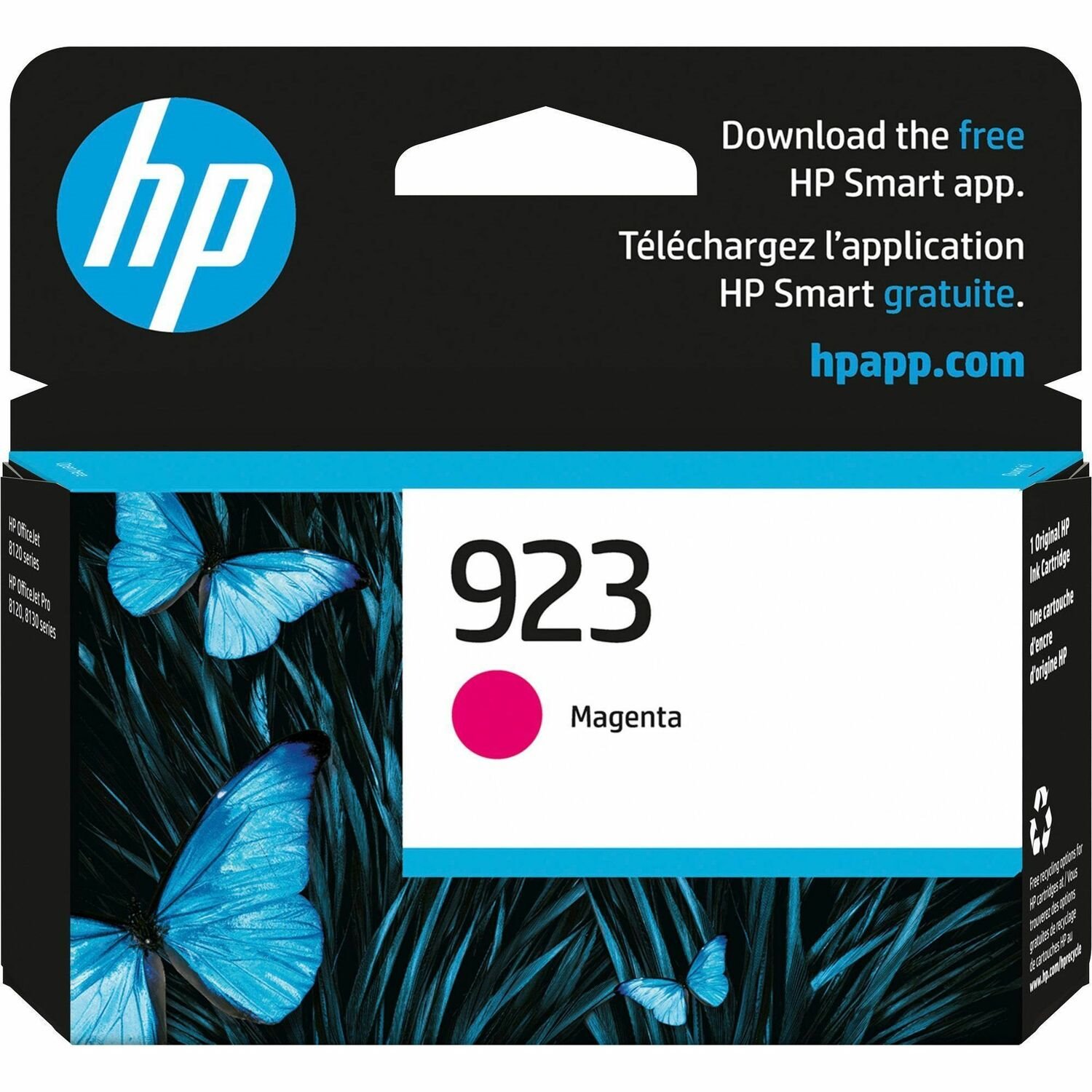 HP 923 Original Inkjet Ink Cartridge - Magenta Pack