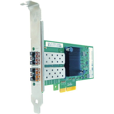 Axiom 1Gbs Dual Port SFP PCIe x4 NIC Card for Intel w/Transceivers - I350F2