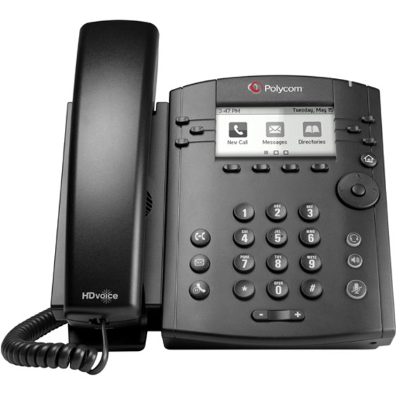 Poly VVX 310 IP Phone - 3 Multiple Conferencing - Desktop