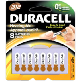 Duracell Battery - Zinc Air - 8