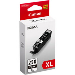 Canon 250PGBK Original High Yield Inkjet Ink Cartridge - Twin-pack - Pigment Black - 2 / Pack