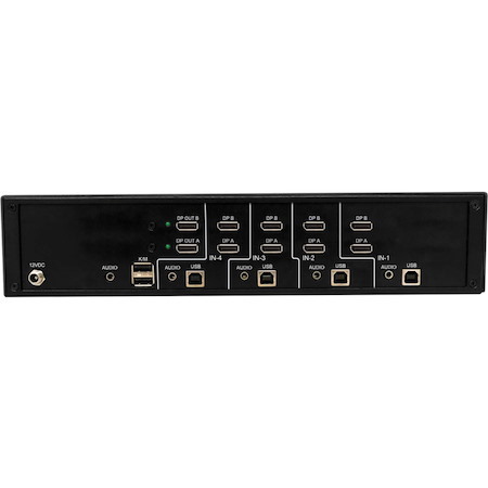 Tripp Lite by Eaton Secure KVM Switch, 4-Port, Dual Head, DisplayPort to DisplayPort, 4K, NIAP PP4.0, Audio, TAA