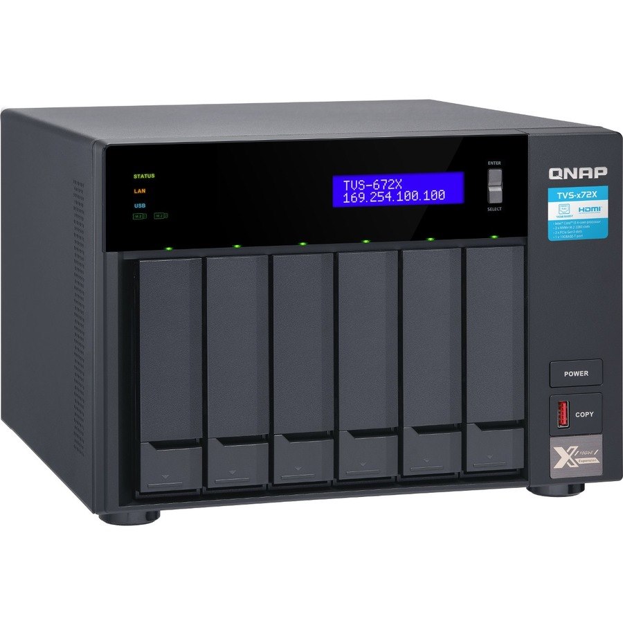 QNAP TVS-672X-i3-8G SAN/NAS Storage System