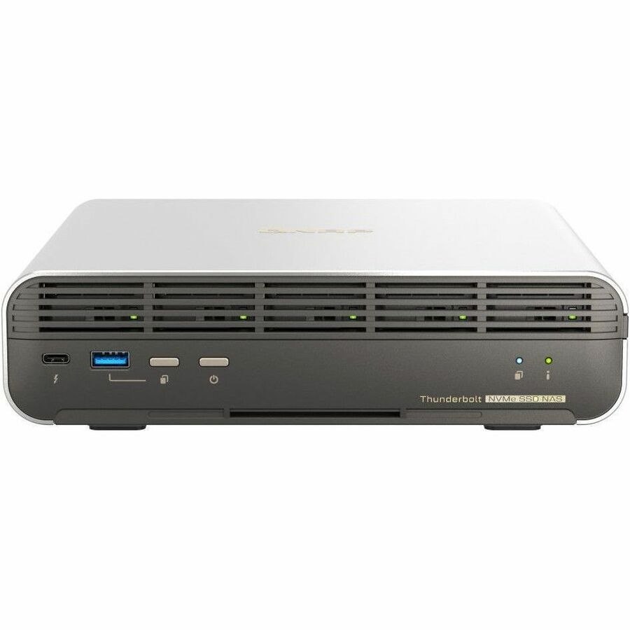 QNAP TBS-h574TX-i5-16G 5 x Total Bays SAN/NAS Storage System - 5 GB Flash Memory Capacity - Intel Core i5 i5-1340PE Dodeca-core (12 Core) - 16 GB RAM - DDR4 SDRAM