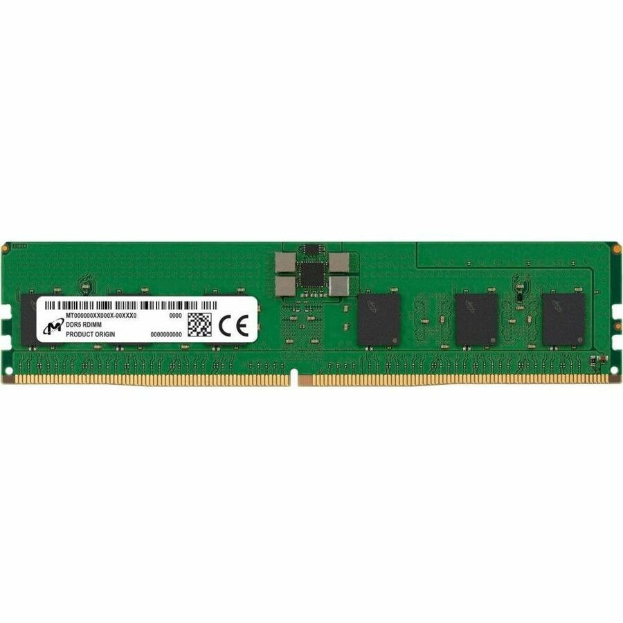 Crucial RAM Module for Server, Workstation - 16 GB (1 x 16GB) - DDR5-4800/PC5-38400 DDR5 SDRAM - 4800 MHz Single-rank Memory - CL40 - 1.10 V