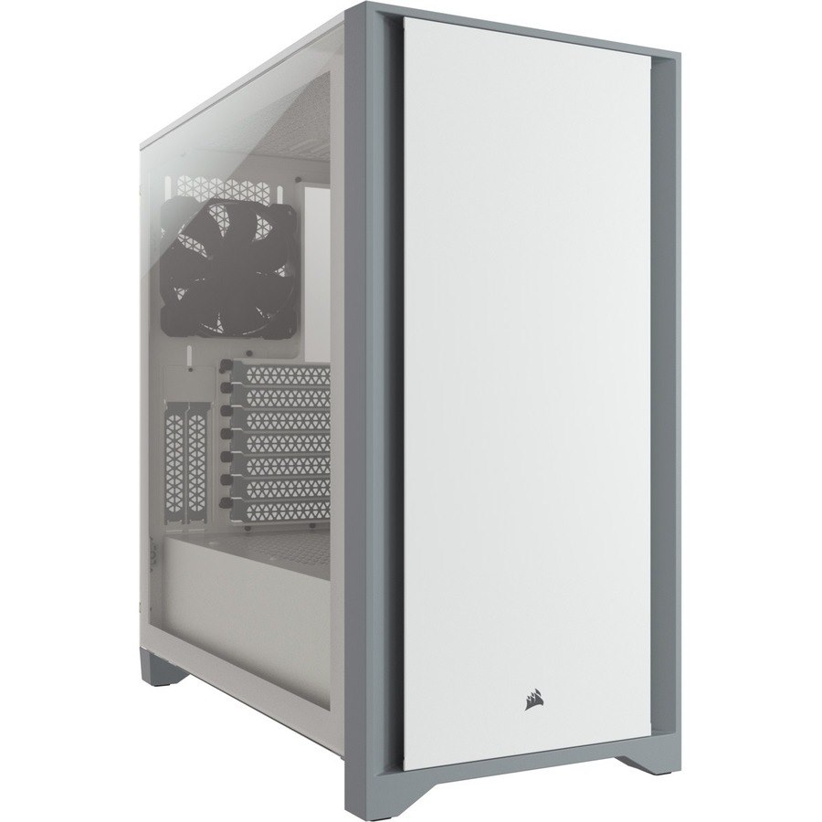 Corsair 4000D Tempered Glass Mid-Tower ATX Case - White