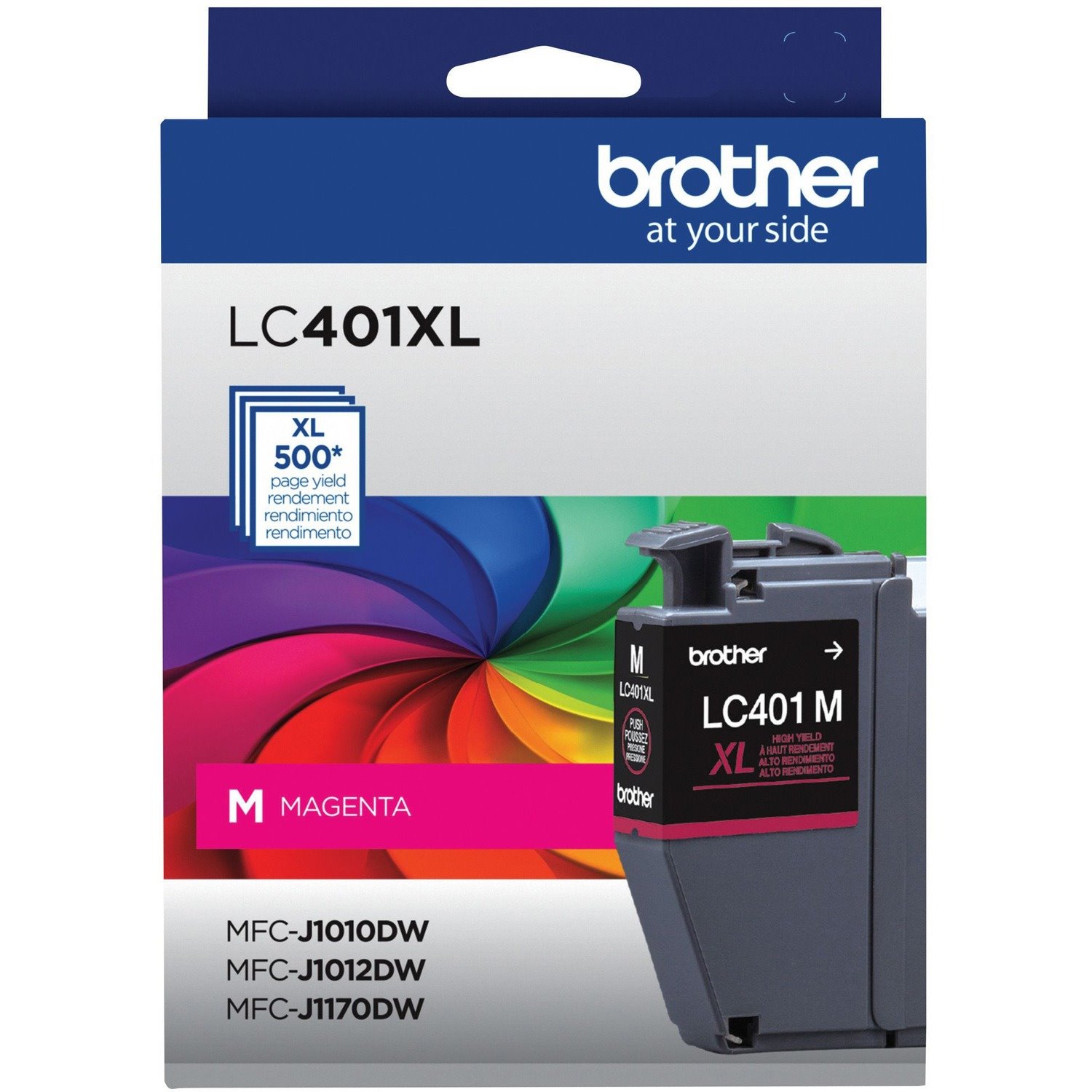 Brother LC401XLMS Original High Yield Inkjet Ink Cartridge - Magenta - 1 Pack